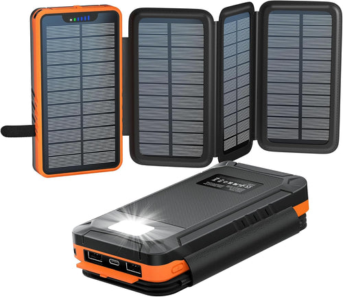 DYNAMO™ Solar‑Powerbank – 20.000 mAh | Solar & USB