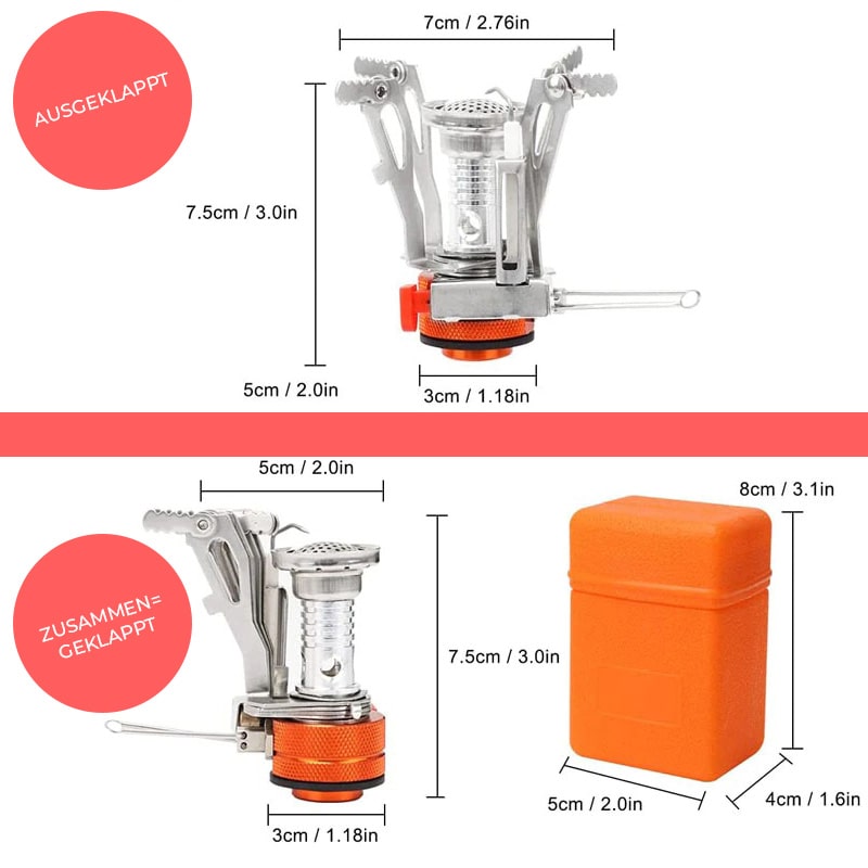 Gaskocher Aufsatz | Kochen ohne Strom